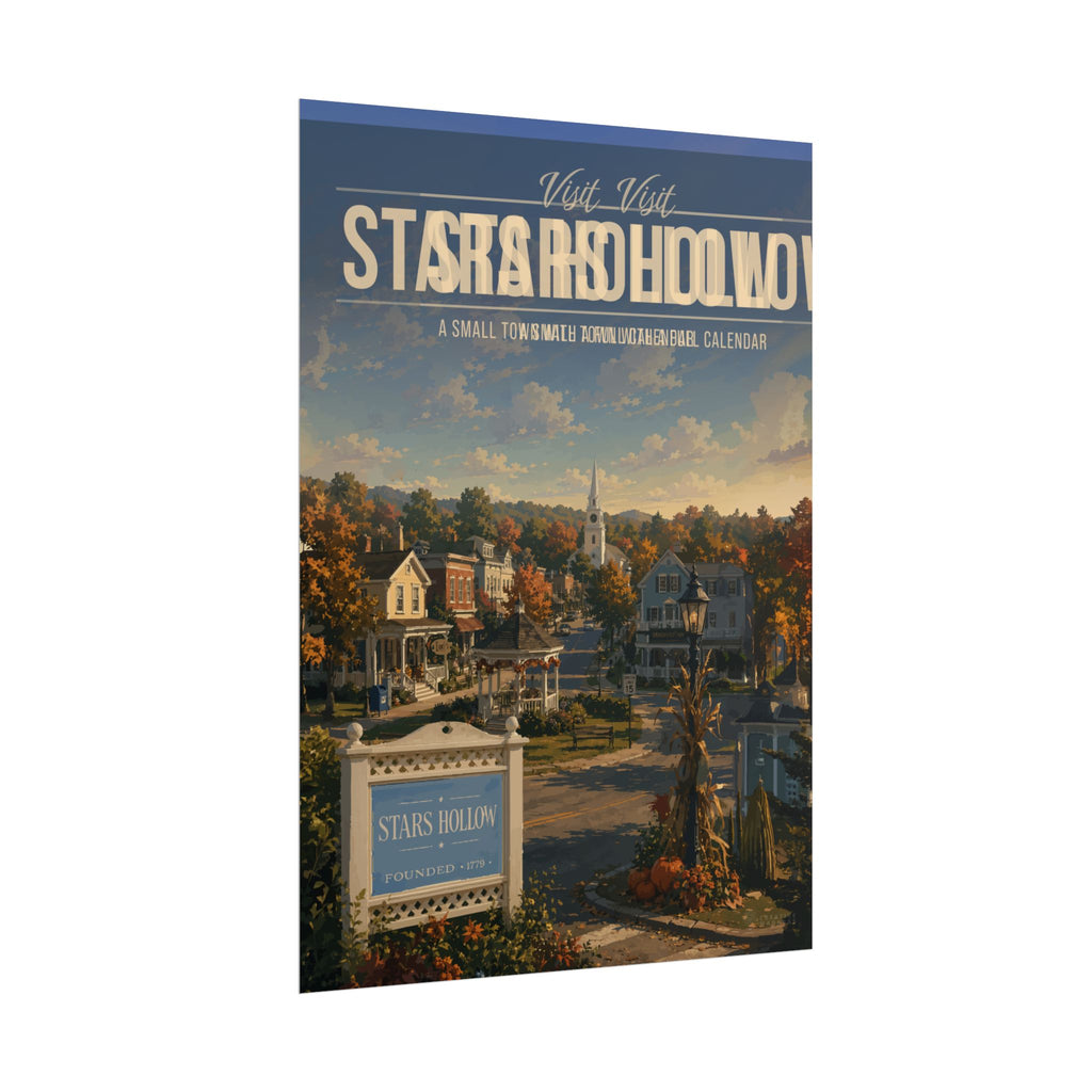Stars Hollow Travel Poster