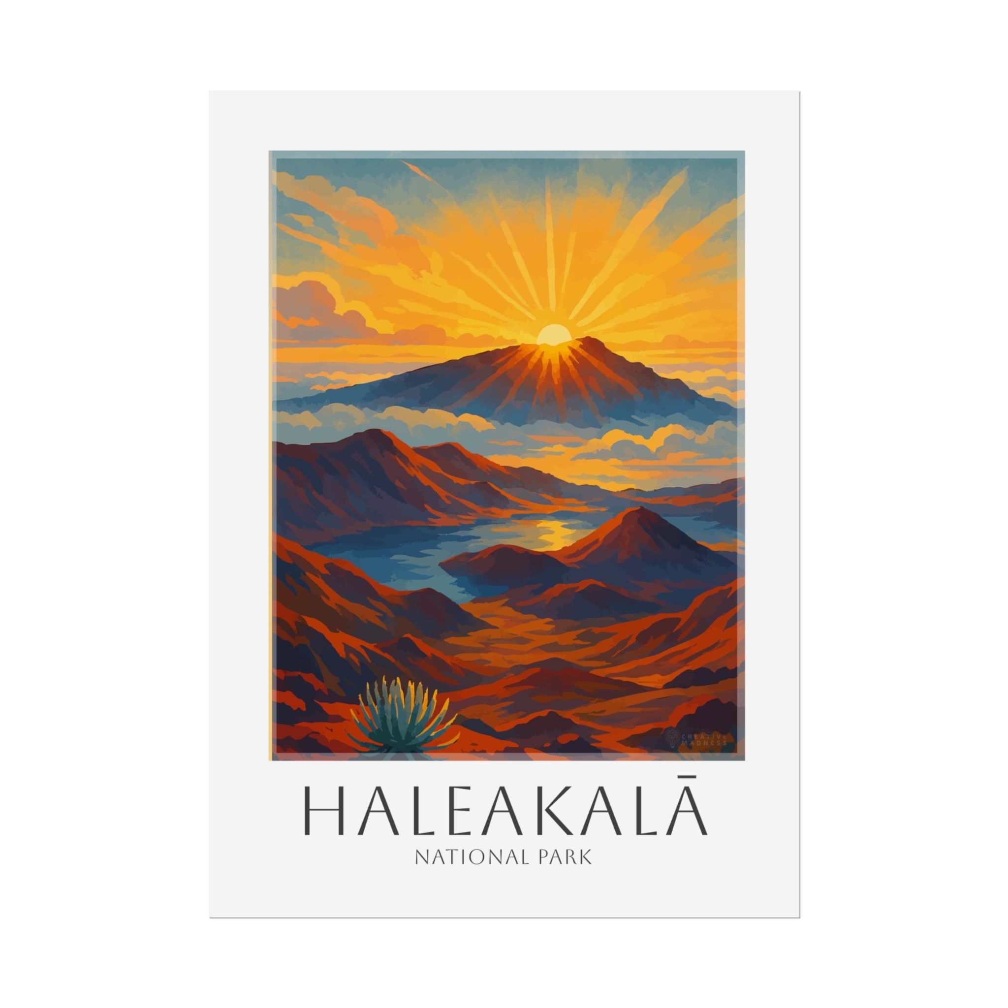 HALEAKALA  * Travel Poster * National Park Wall Art