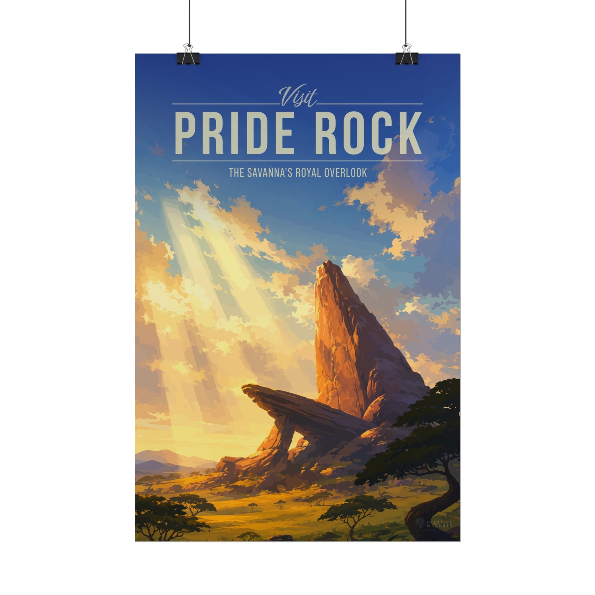 Pride Rock Travel Poster