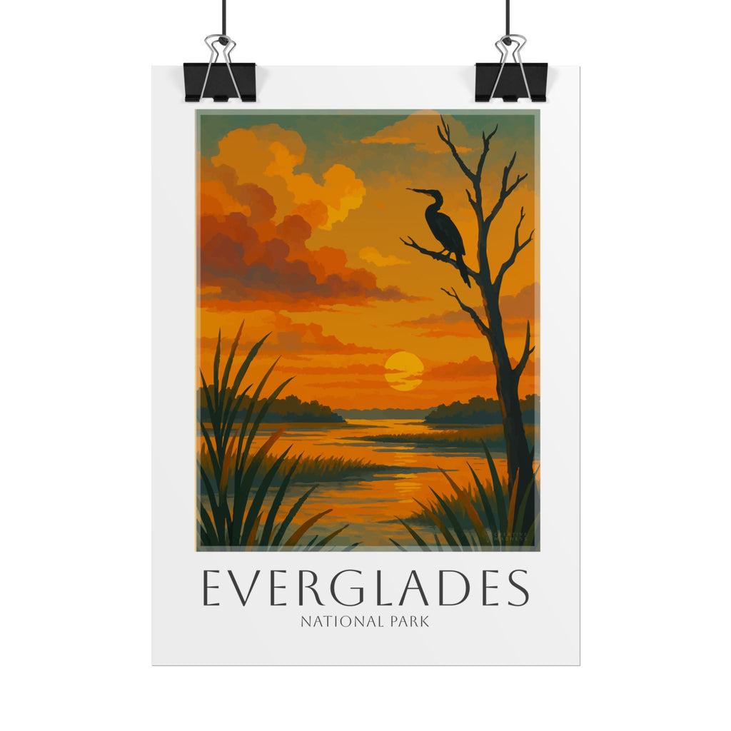 EVERGLADES * Travel Poster * National Park Wall Art