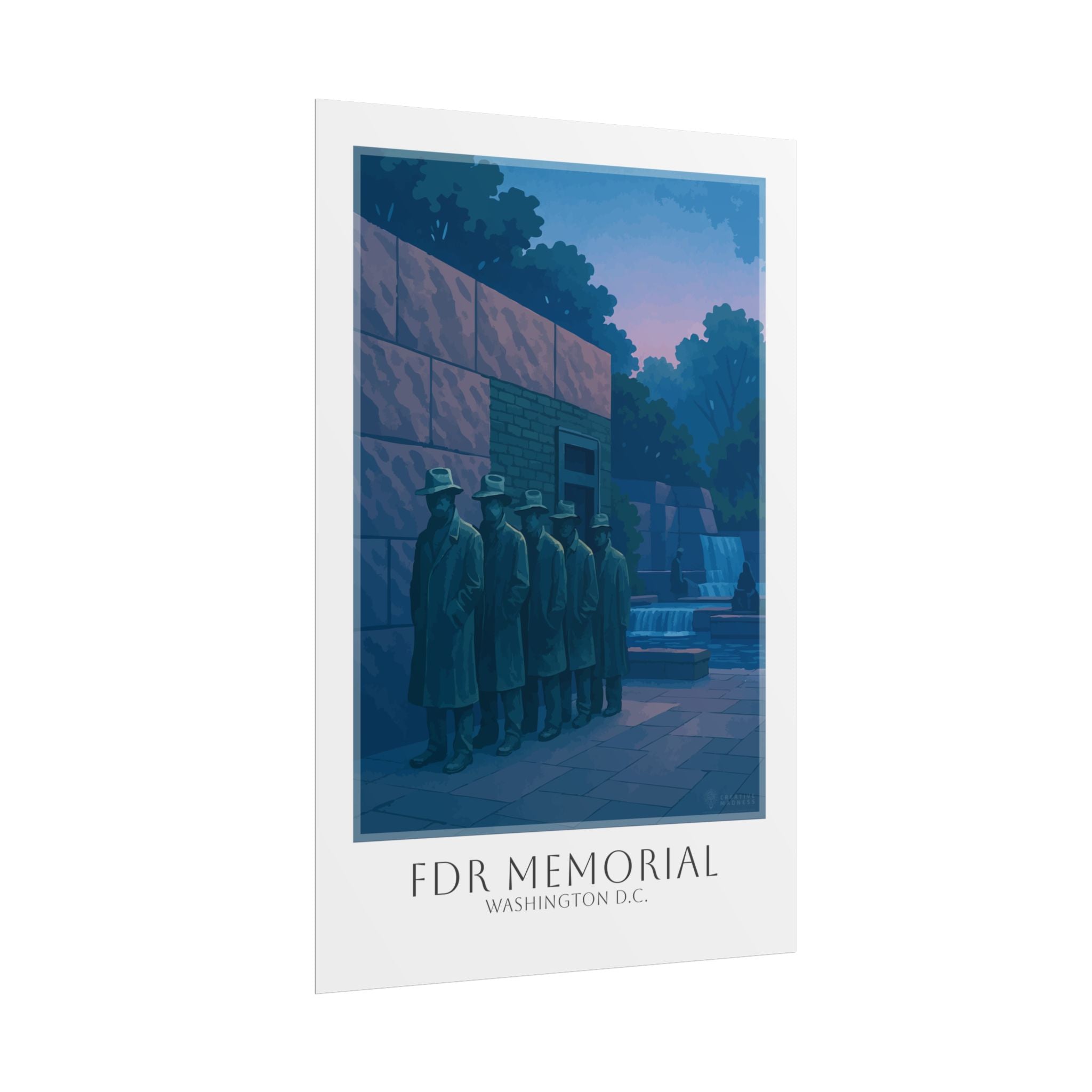 Fdr Memorial Travel Poster