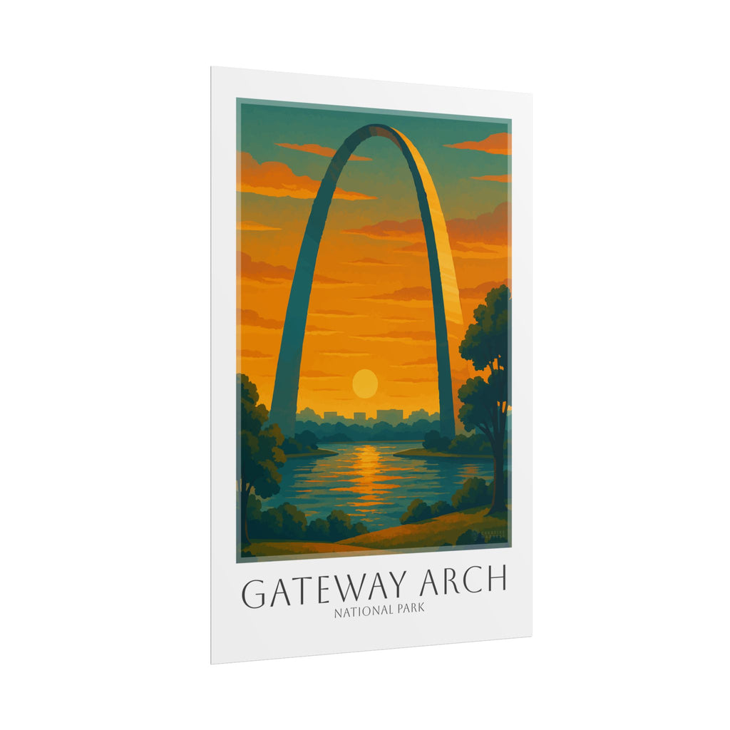 GATEWAY ARCH  * Travel Poster * National Park Wall Art
