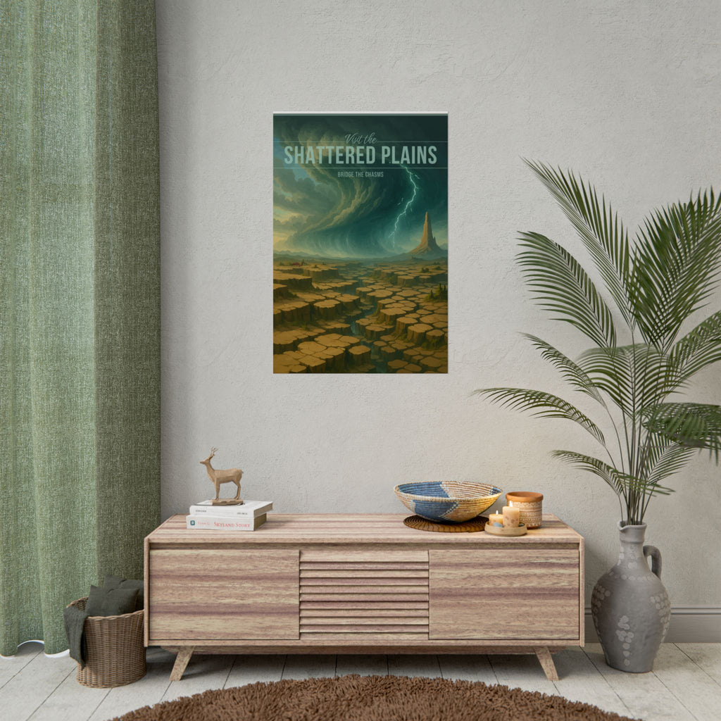 Shattered Plains Travel Poster