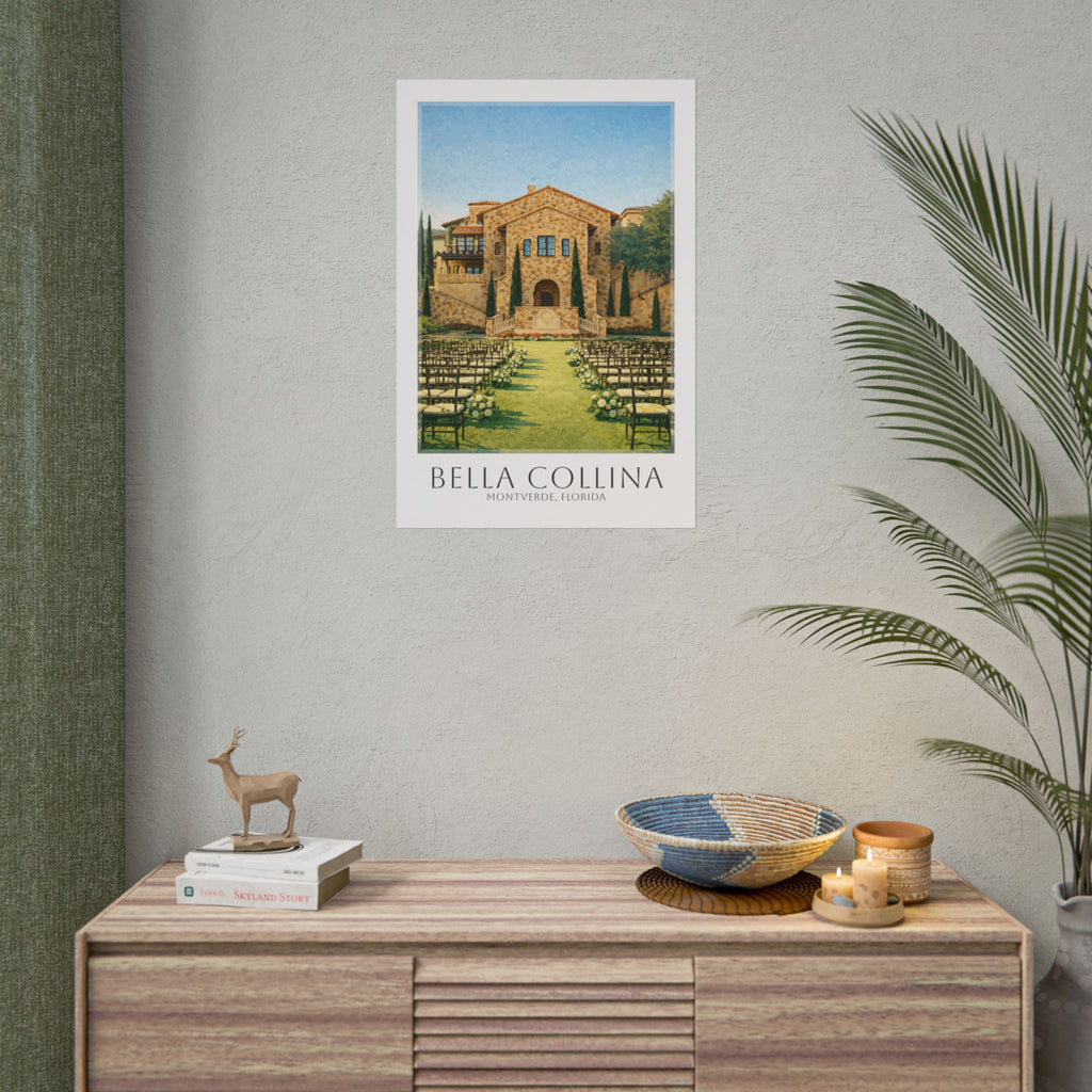 Bella Collina Travel Poster