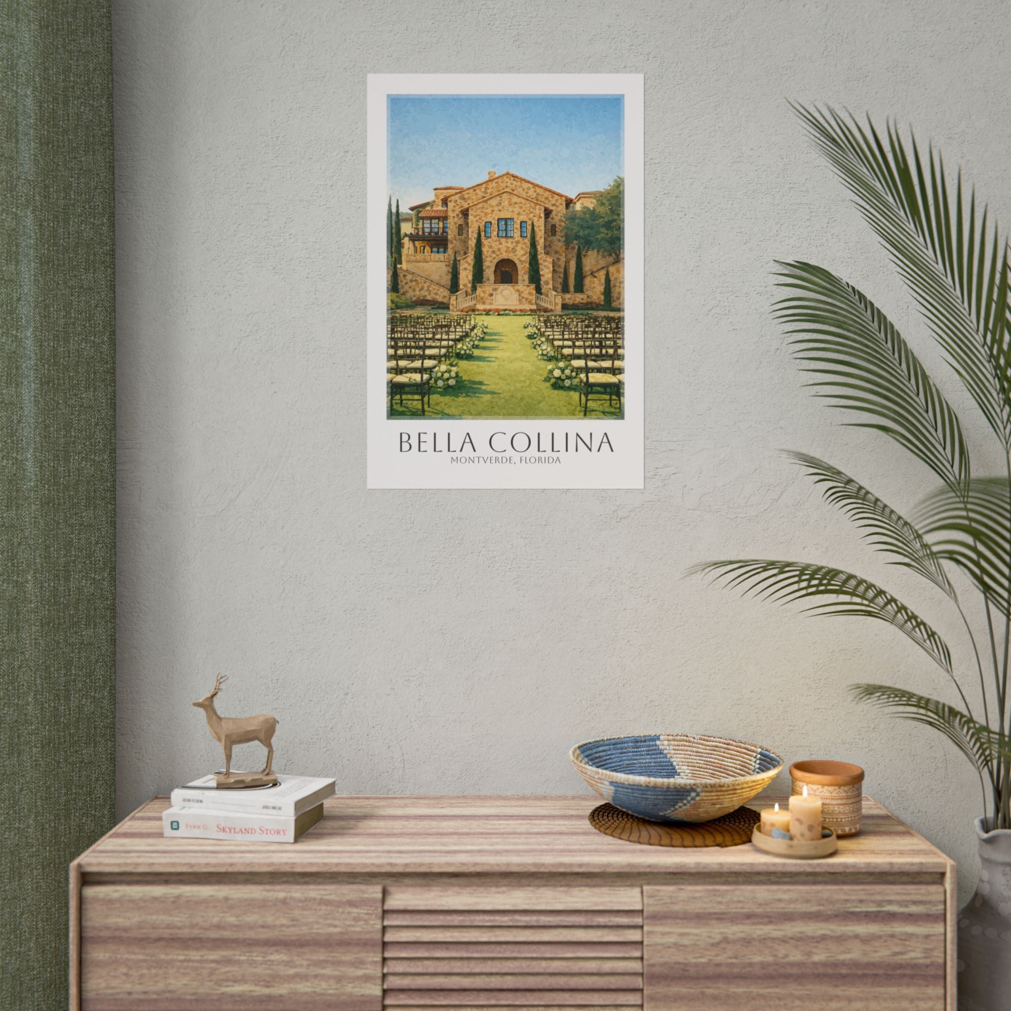 Bella Collina Travel Poster