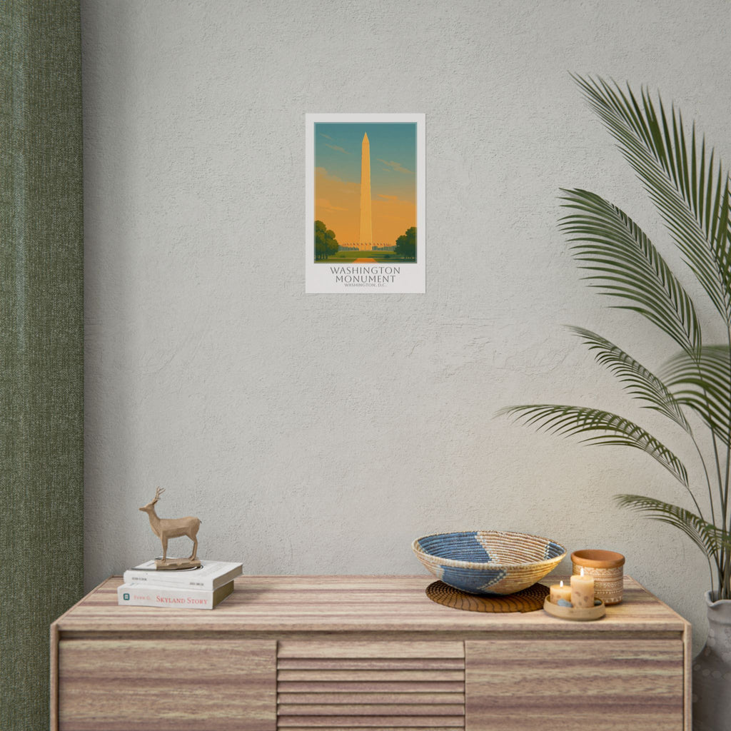 Washington Monument Travel Poster