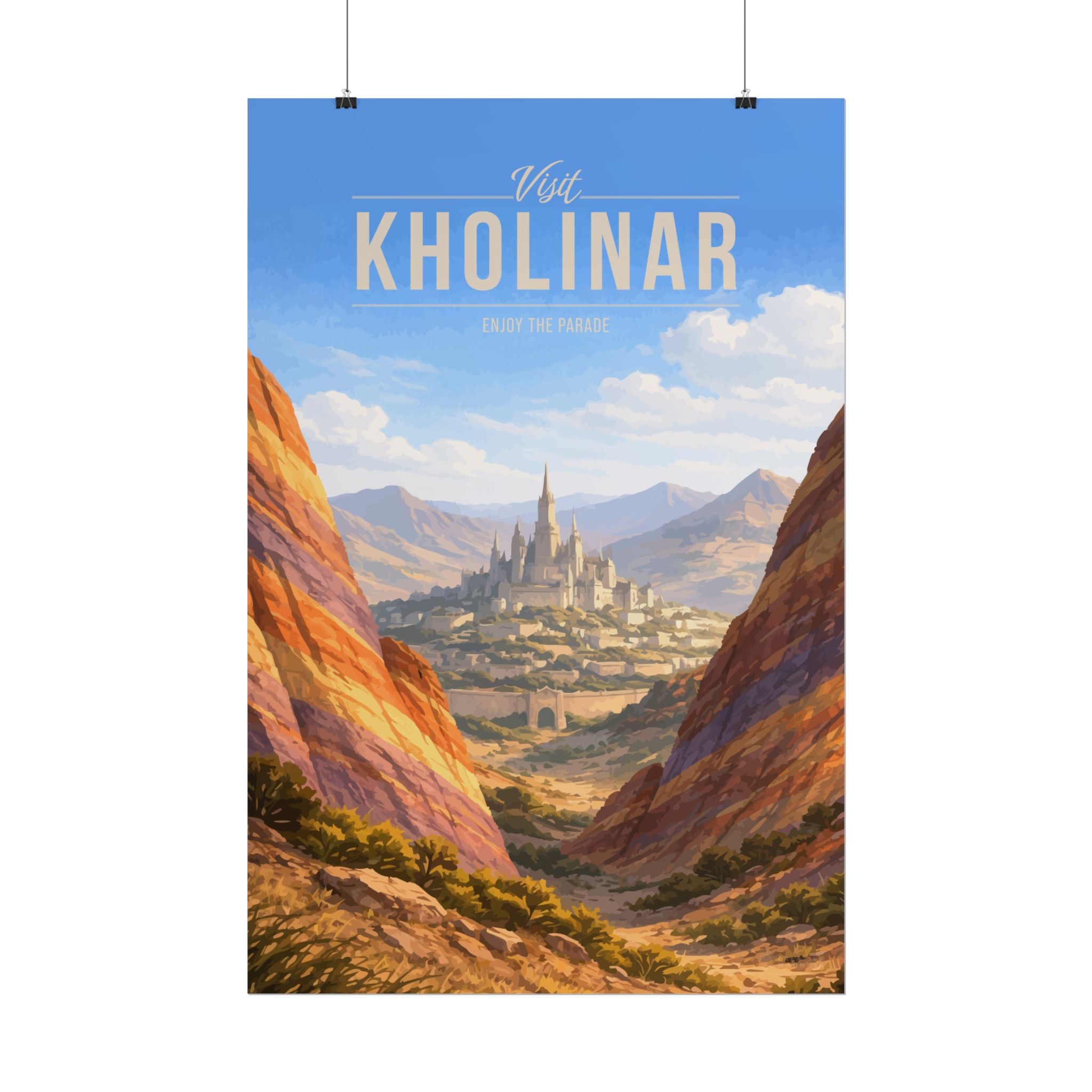 Kholinar Travel Poster