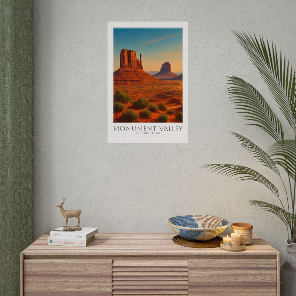 Monument Valley Travel Poster