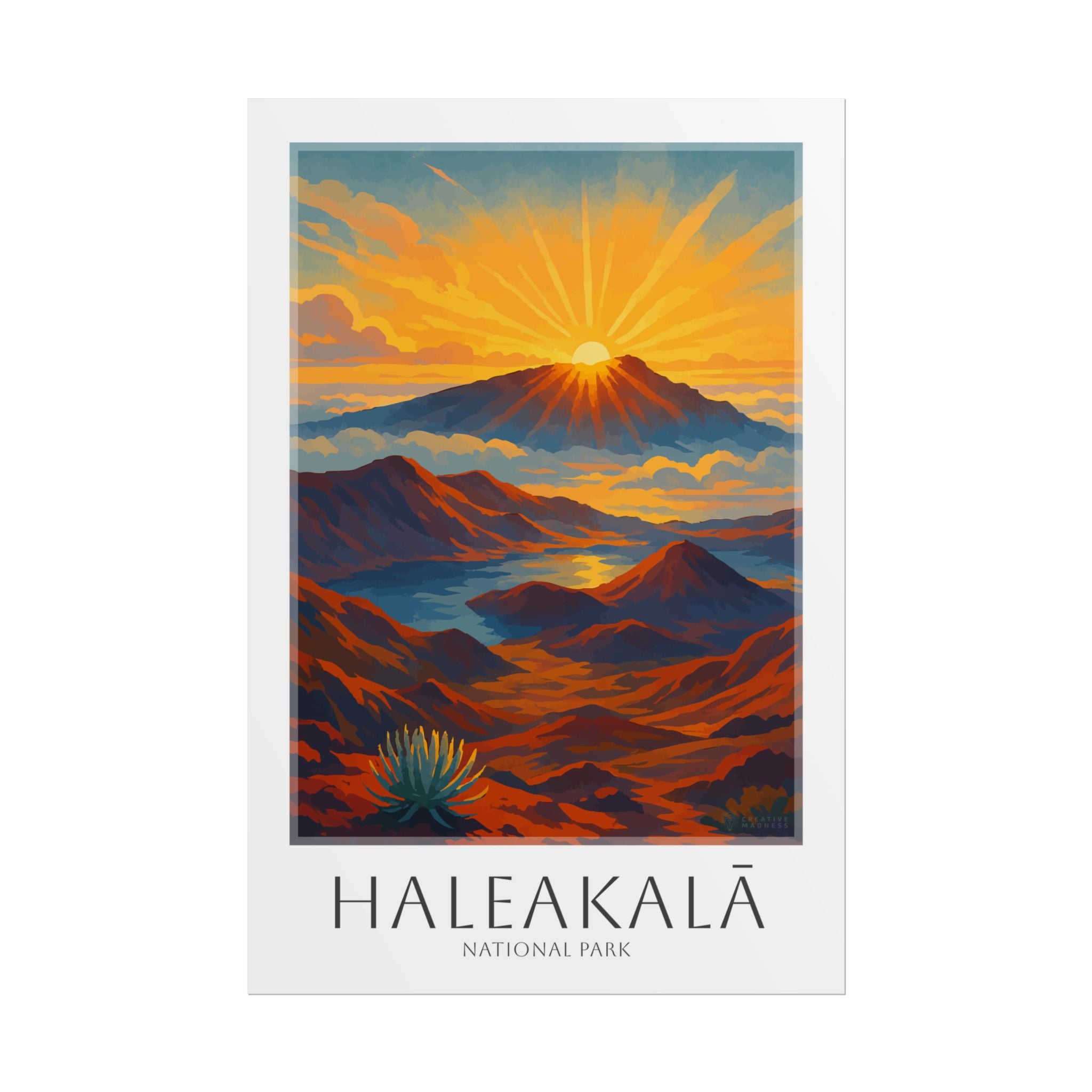HALEAKALA  * Travel Poster * National Park Wall Art