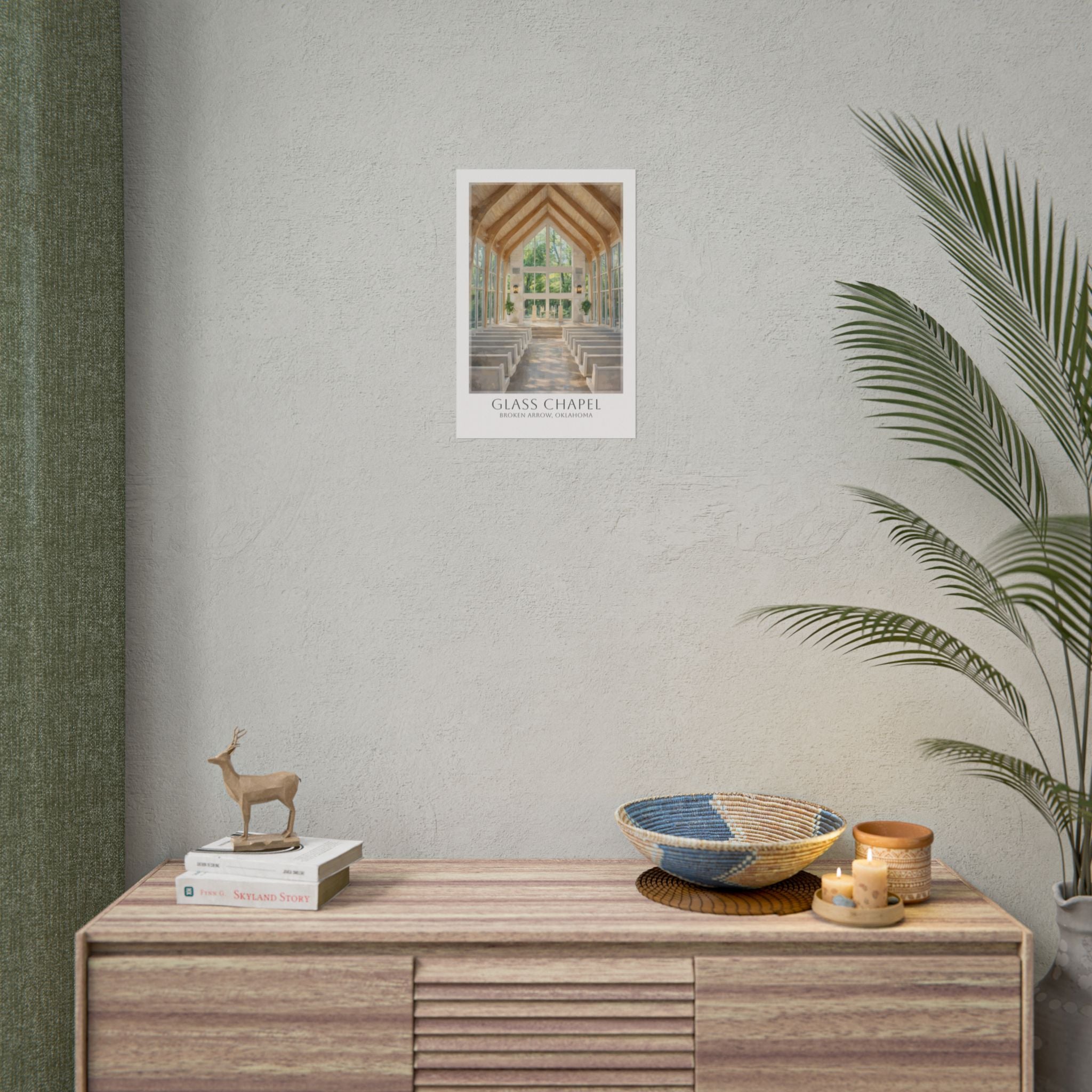 Glass Chapel Travel Poster
