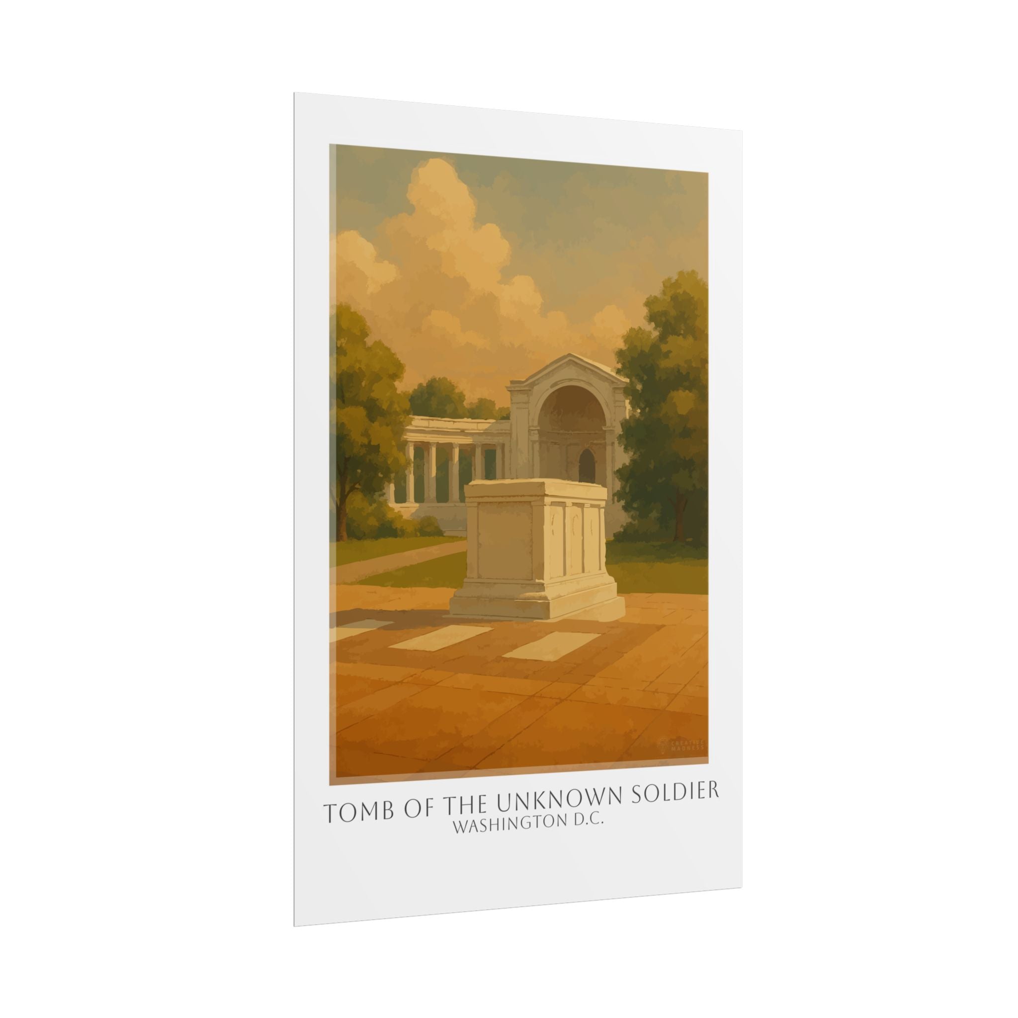 Tomb Of The Unknown Soldier Travel Poster