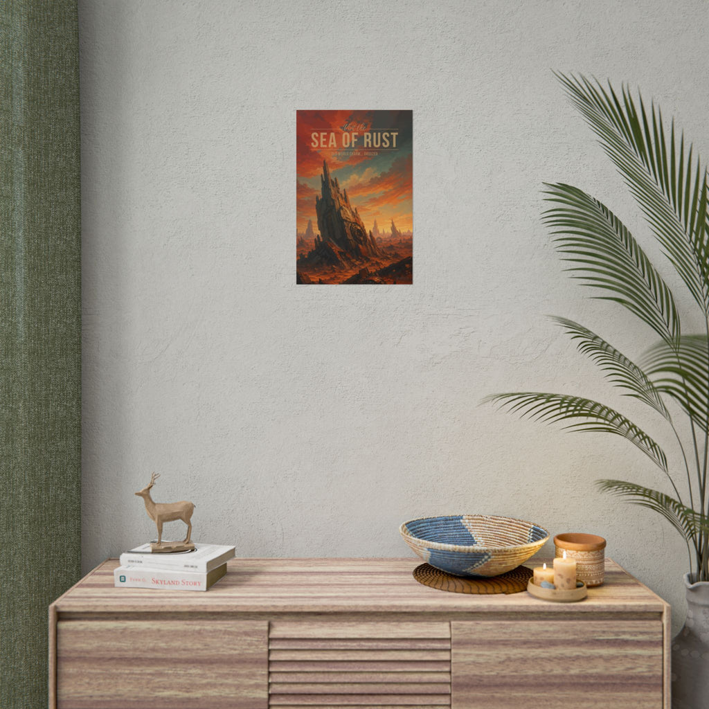 Sea Of Rust Travel Poster