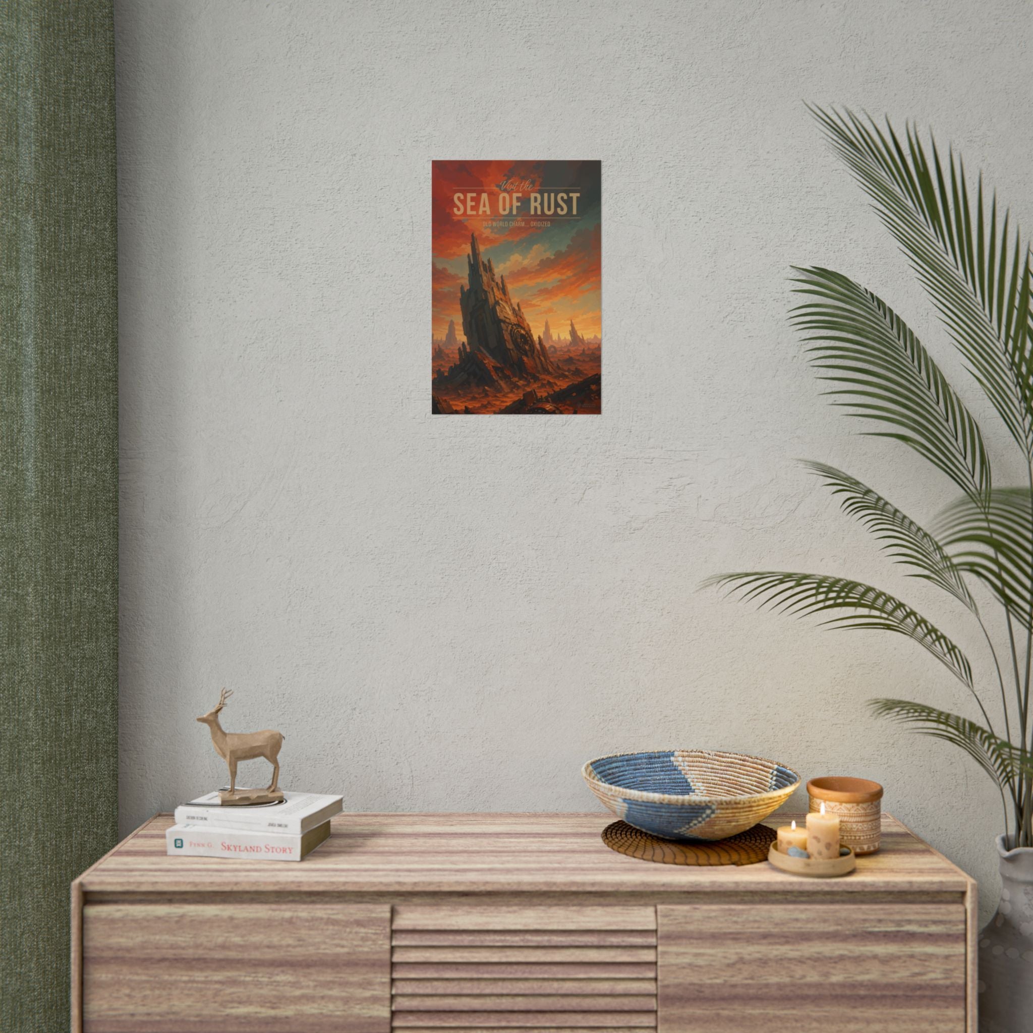 Sea Of Rust Travel Poster