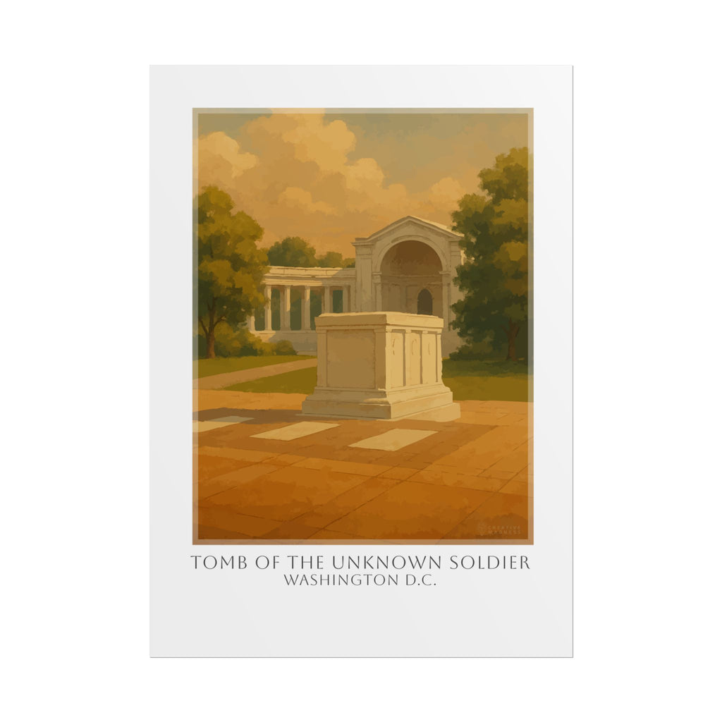 Tomb Of The Unknown Soldier Travel Poster