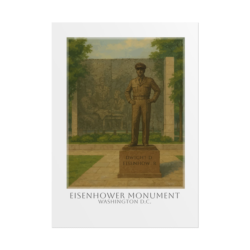 Eisenhower Monument Travel Poster