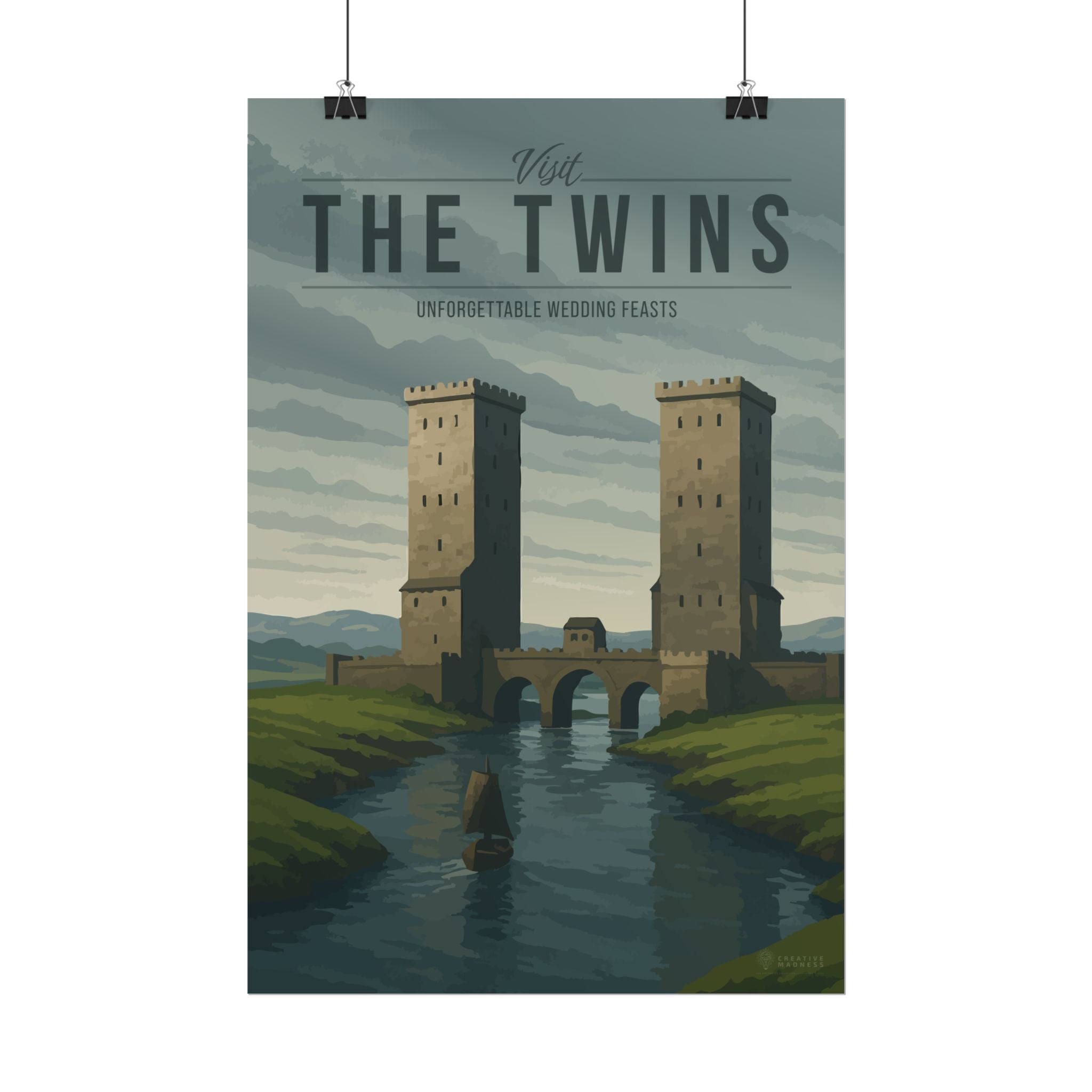 The Twins Travel Poster