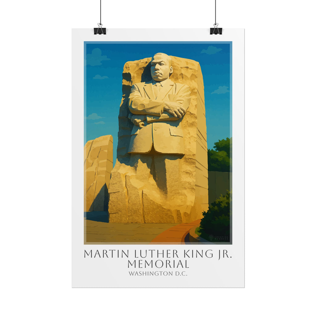 Mlk Jr Memorial Travel Poster