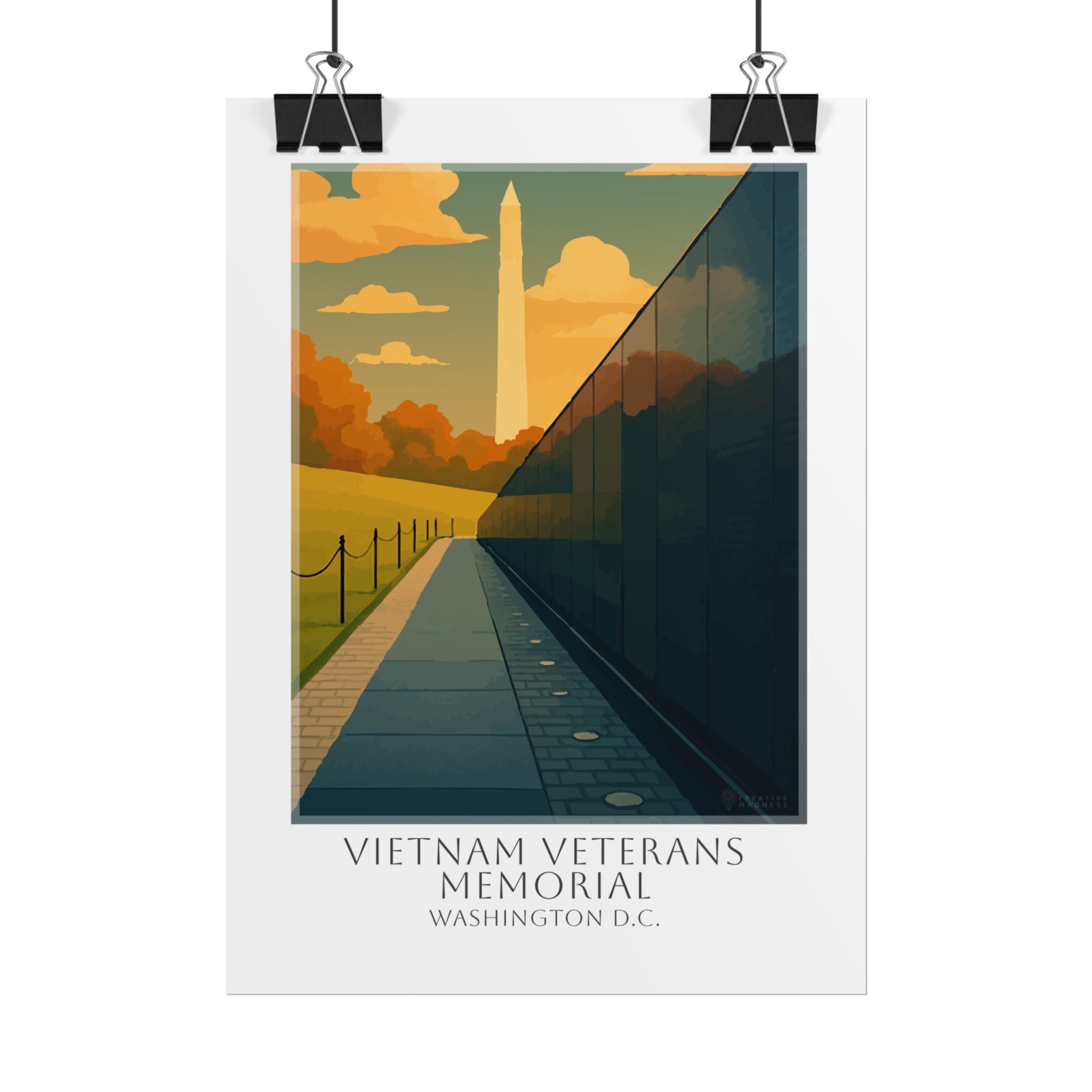 Vietnam Veterans Memorial Travel Poster