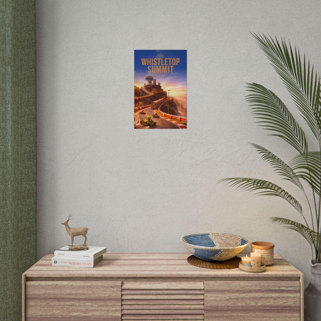 Whistletop Summit Travel Poster