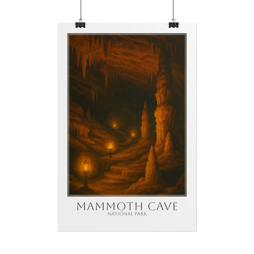 MAMMOTH CAVE * Travel Poster * National Park Wall Art