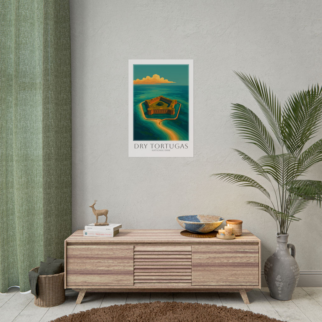 DRY TORTUGAS * Travel Poster * National Park Wall Art