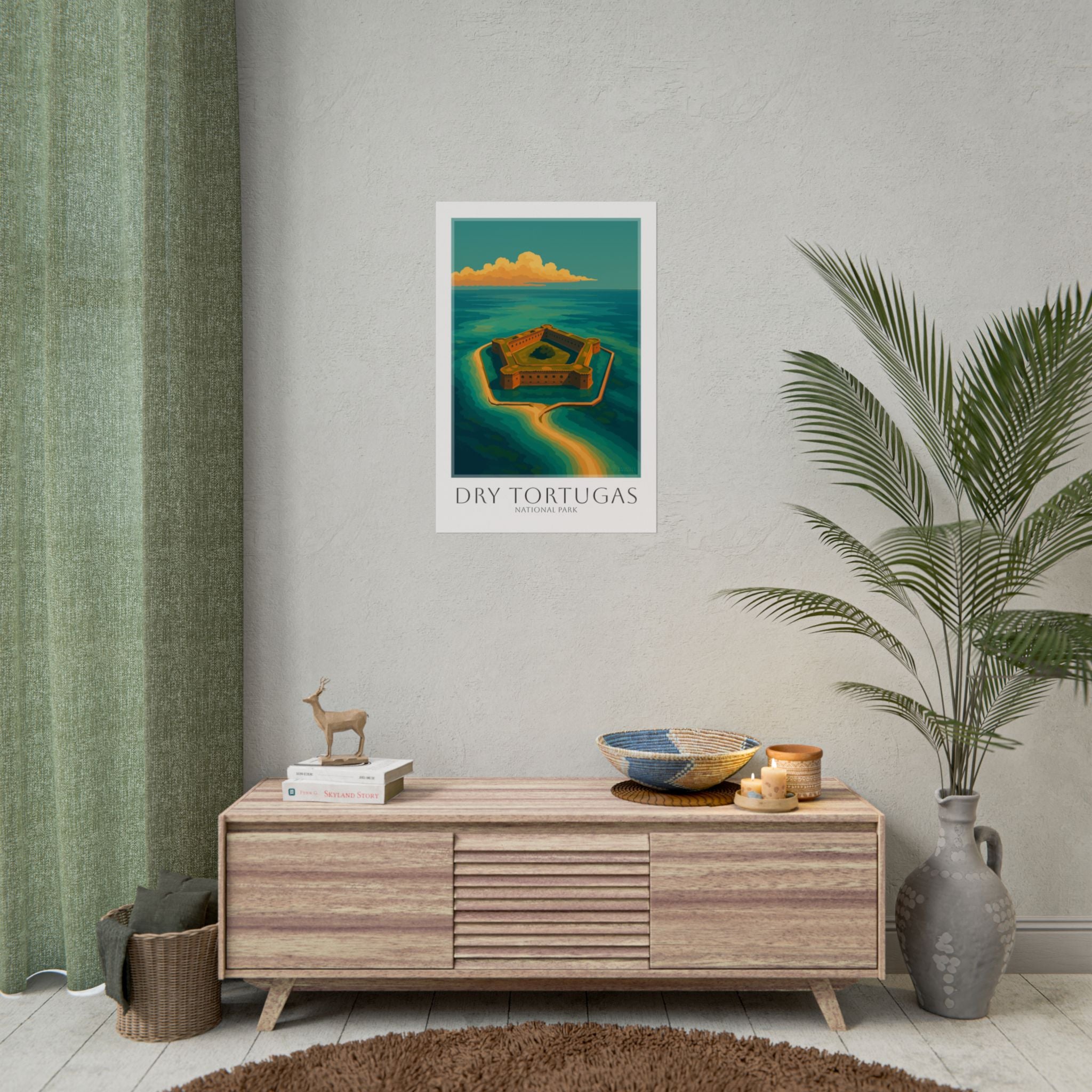 DRY TORTUGAS * Travel Poster * National Park Wall Art