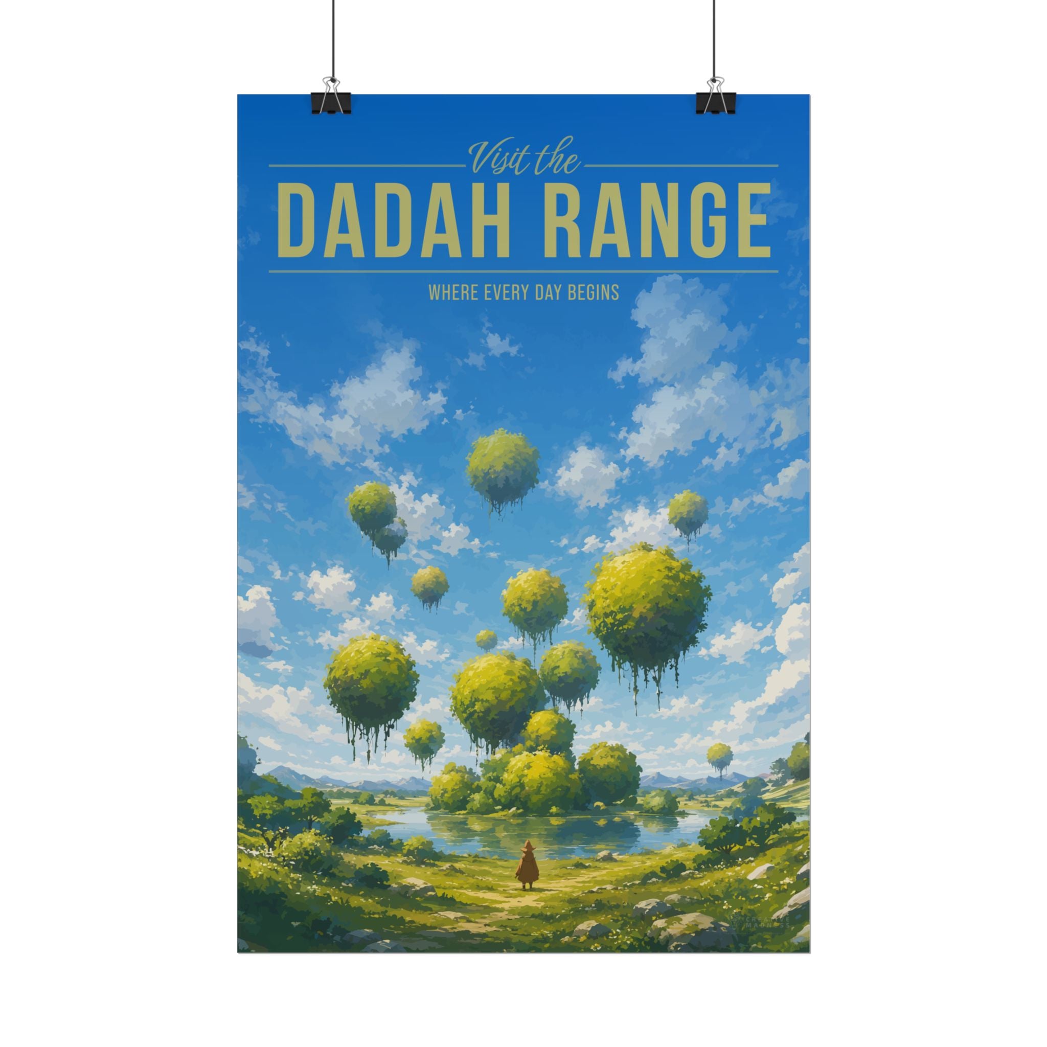 Dadah Range Travel Poster