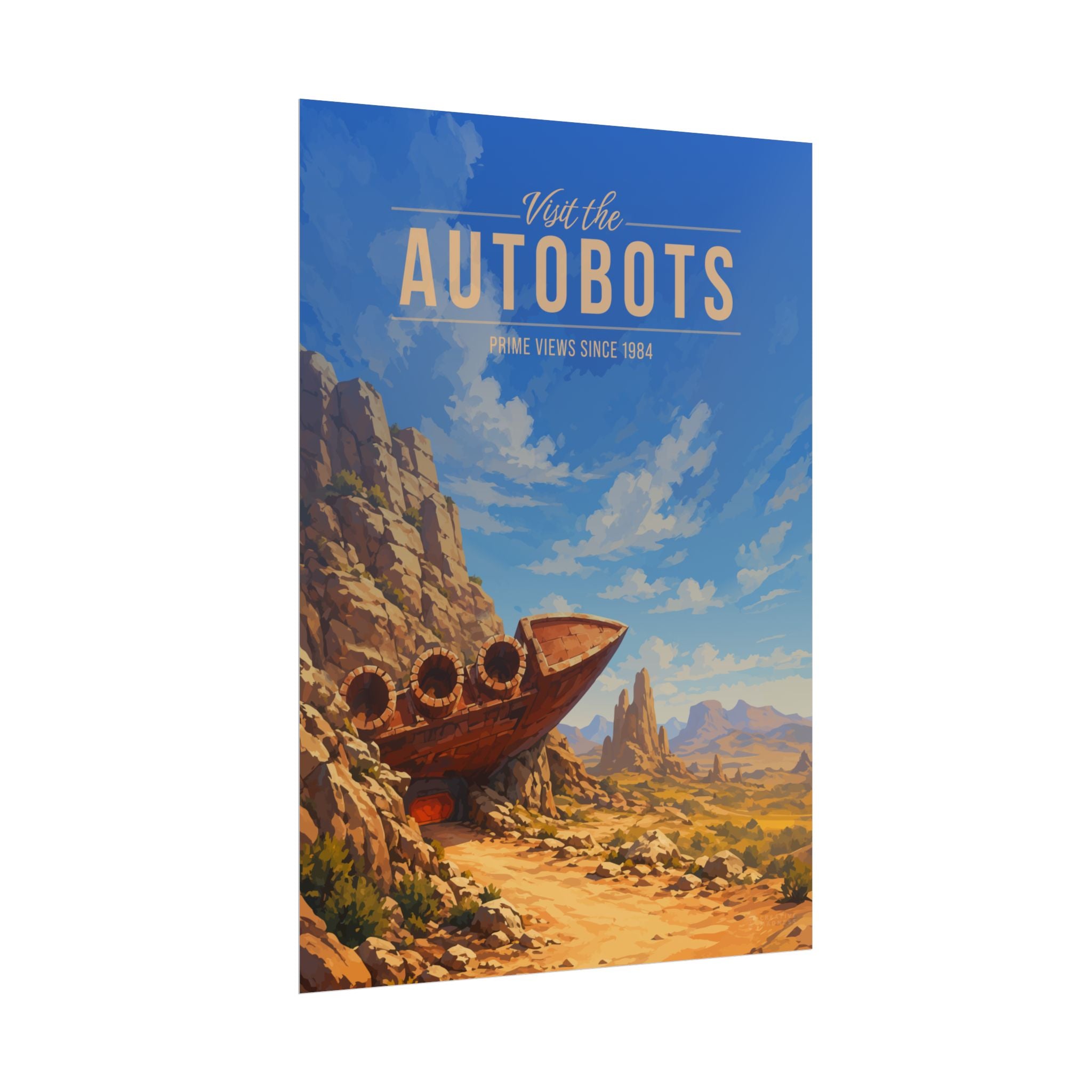 Autobots Travel Poster