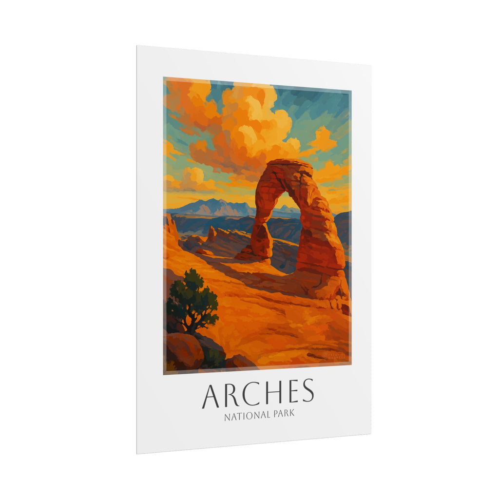 ARCHES * Travel Poster * National Park Wall Art