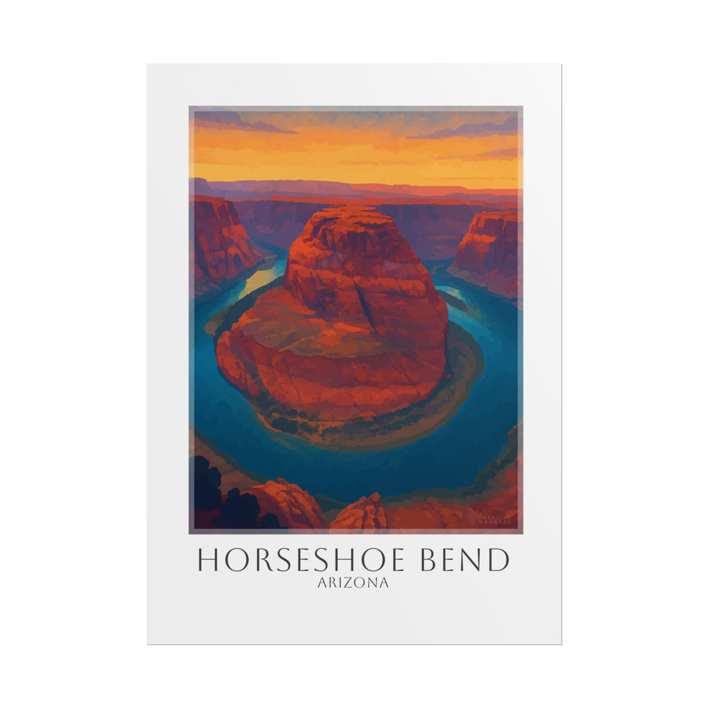 Horseshoe Bend Travel Poster