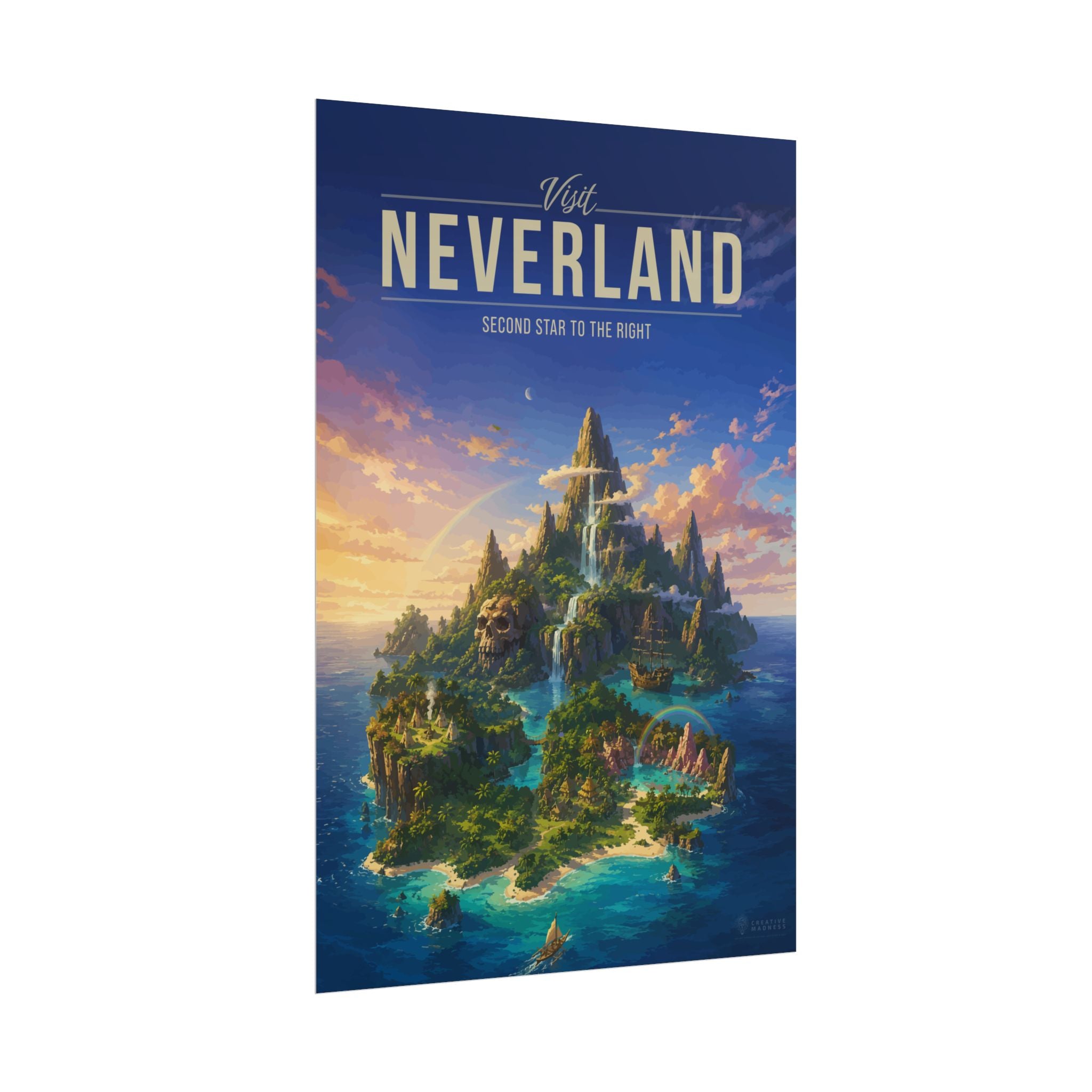 Neverland Travel Poster