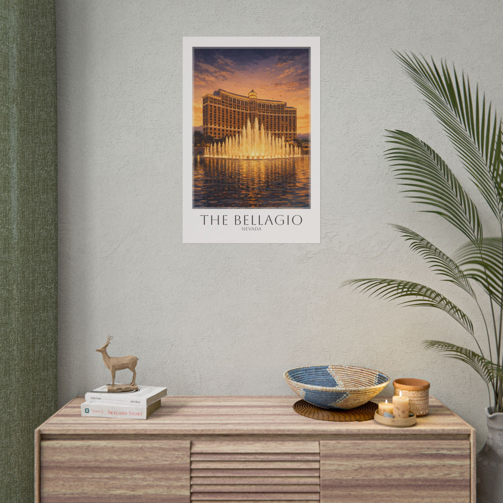 The Bellagio Travel Poster