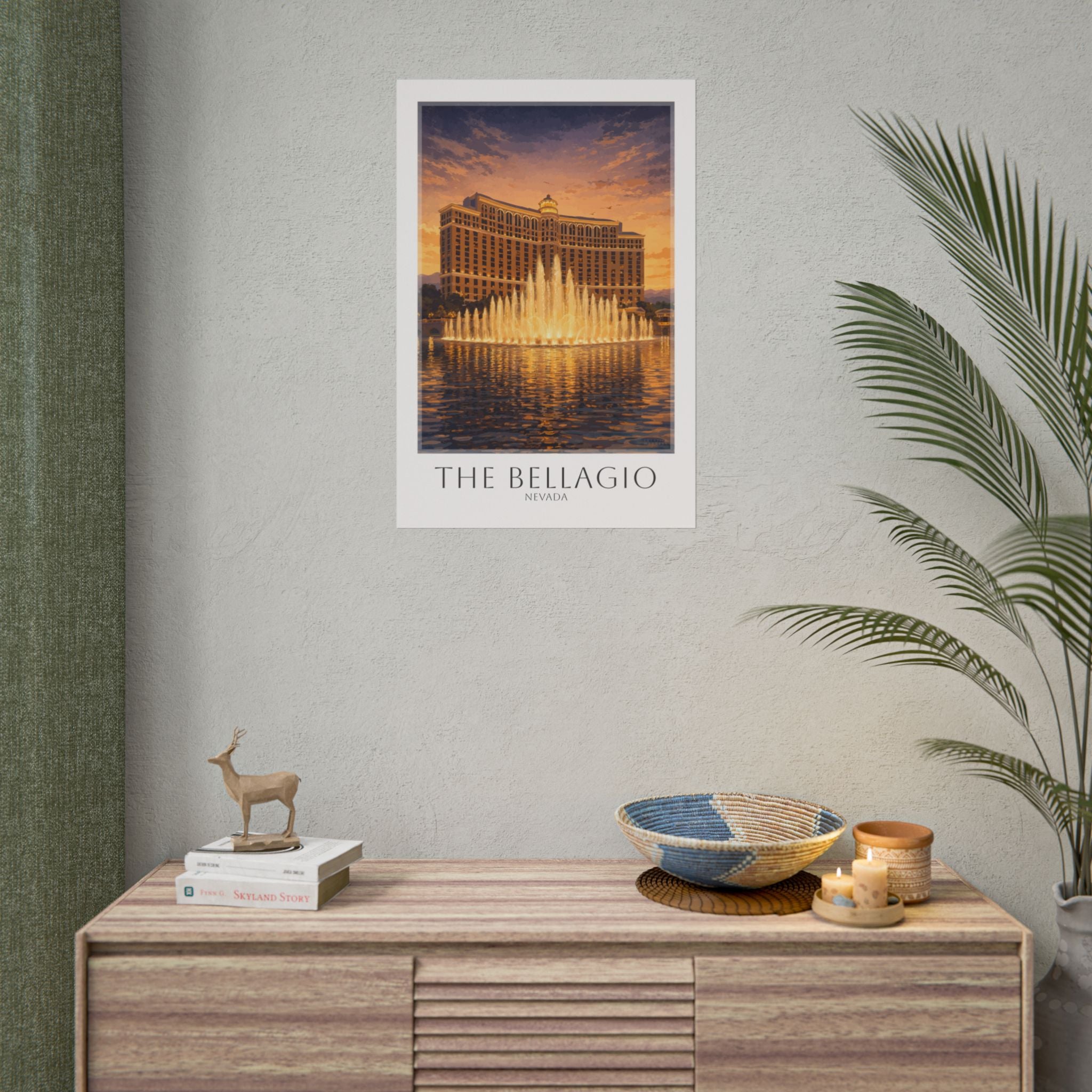 The Bellagio Travel Poster