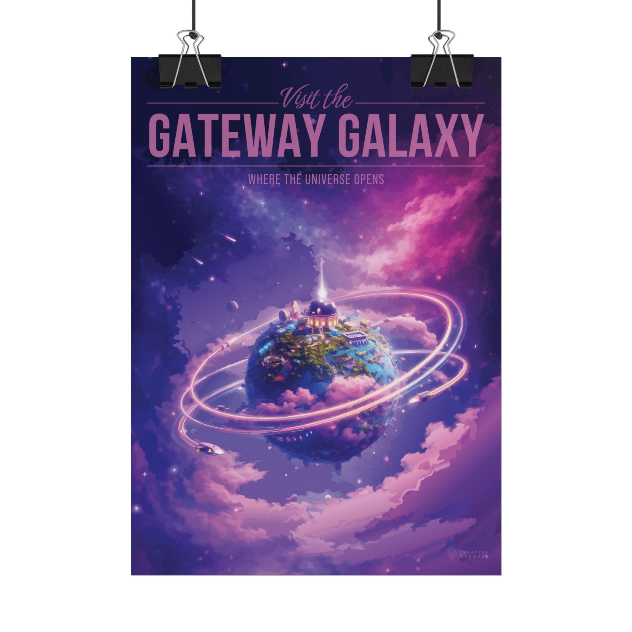 Gateway Galaxy Travel Poster