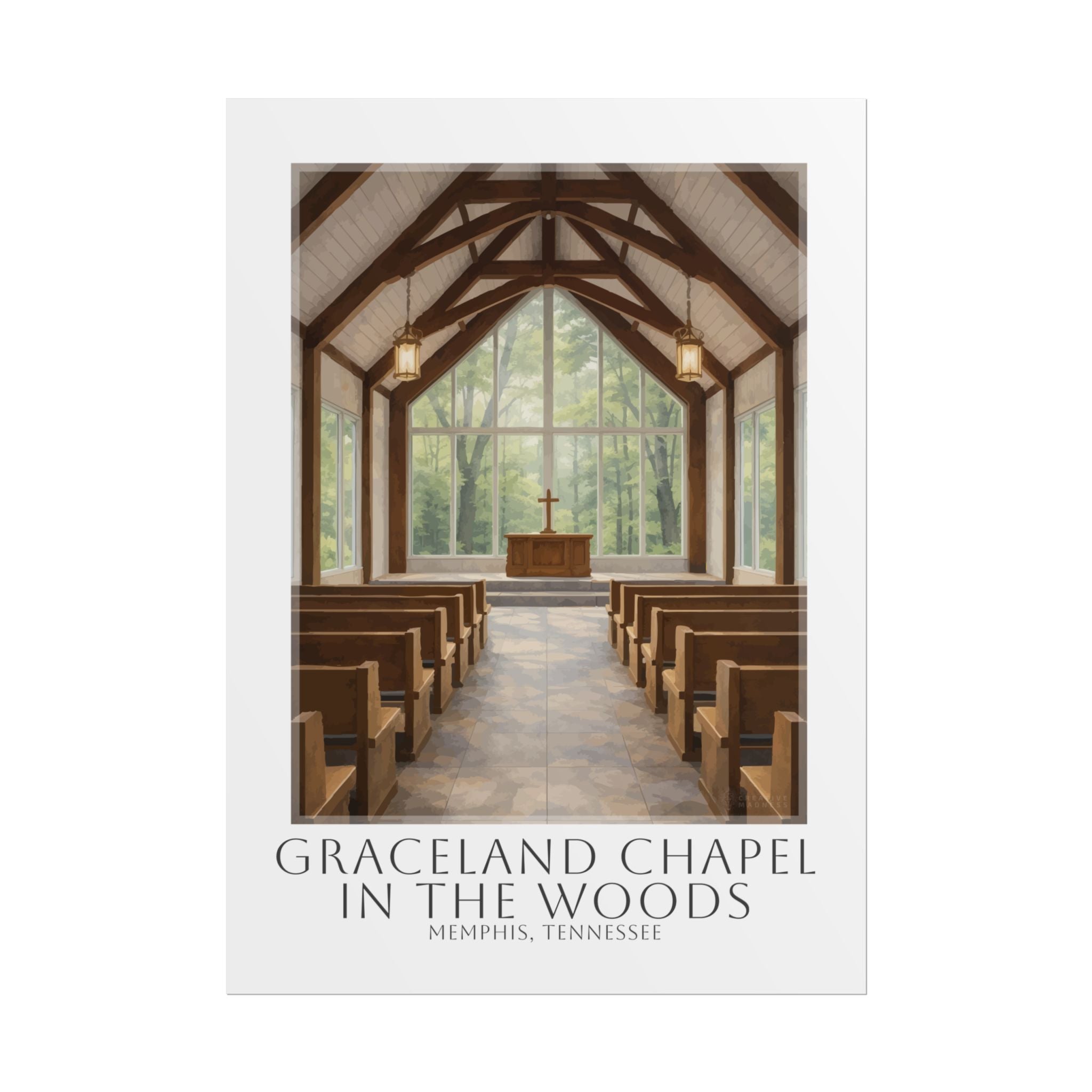 Graceland Chapel Travel Poster