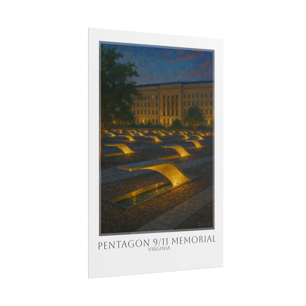 Pentagon 9-11 Memorial Travel Poster