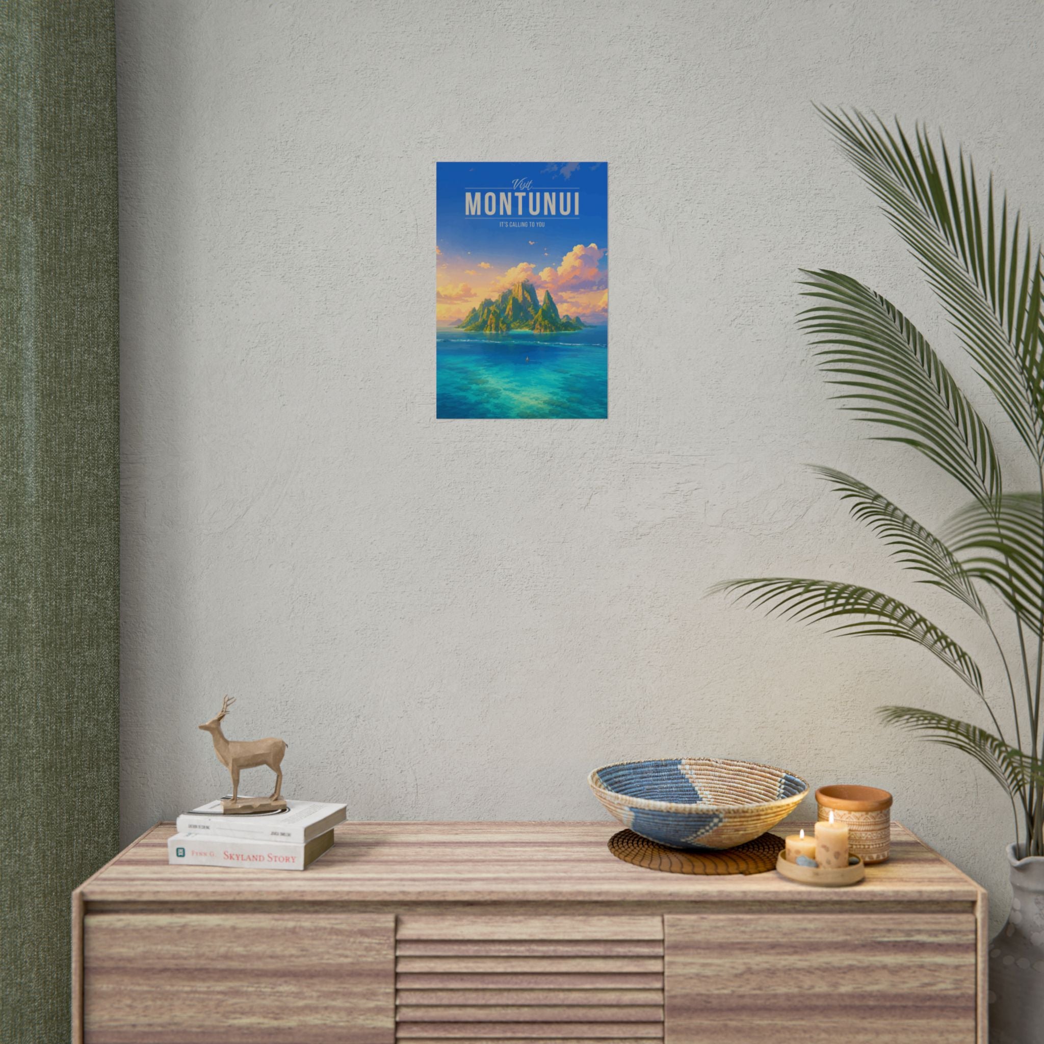 Montunui Travel Poster