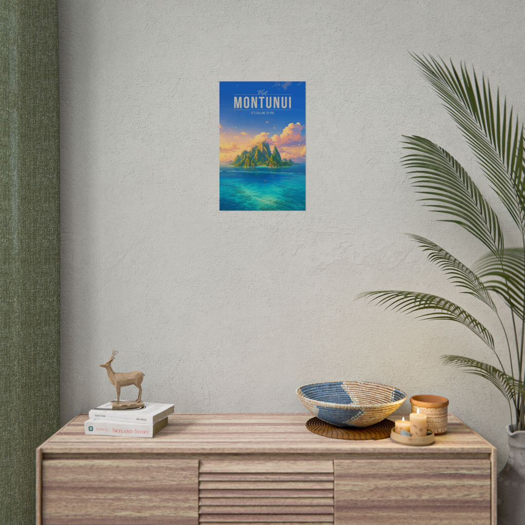 Montunui Travel Poster
