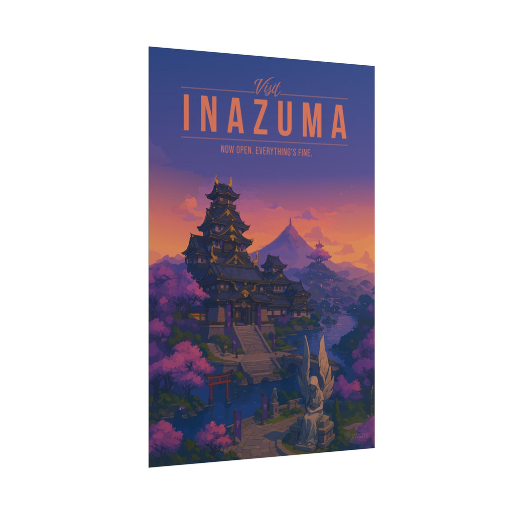 INAZUMA * Travel Poster * Impactful Fantasy Wall Art