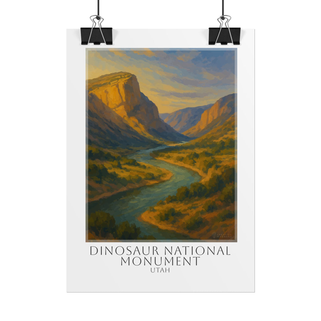 Dinosaur Travel Poster