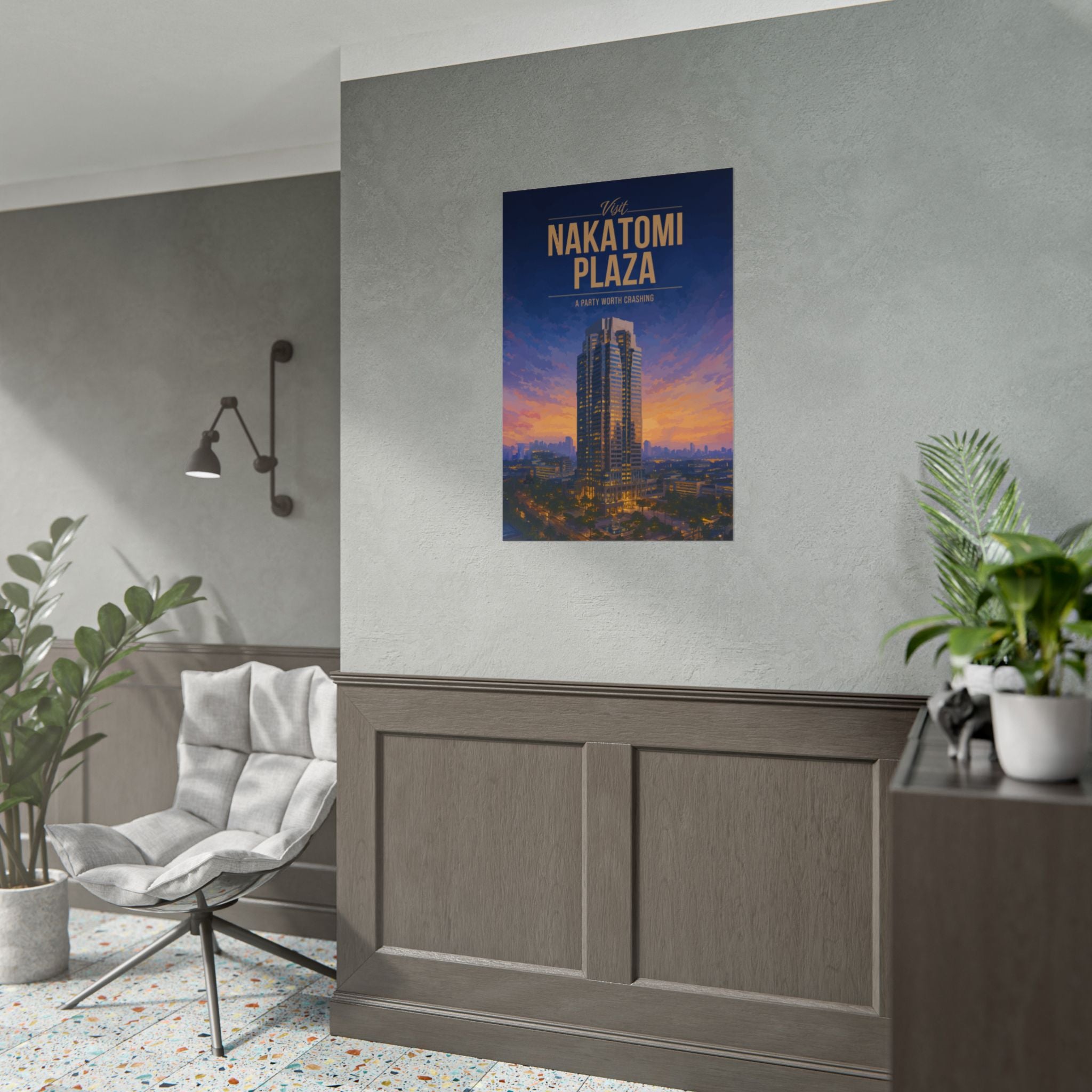 Nakatomi Plaza Travel Poster