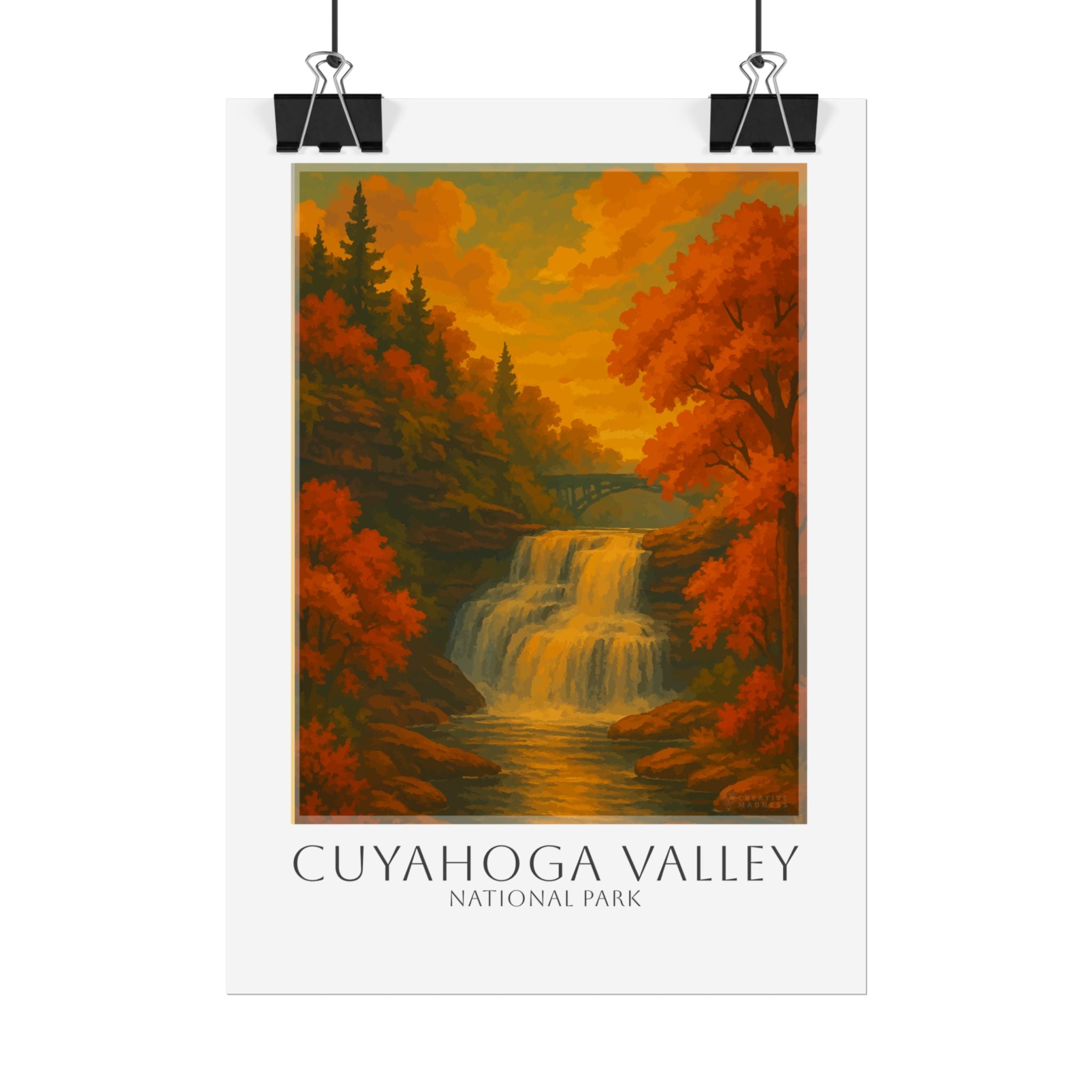 CUYAHOGA VALLEY  * Travel Poster * National Park Wall Art