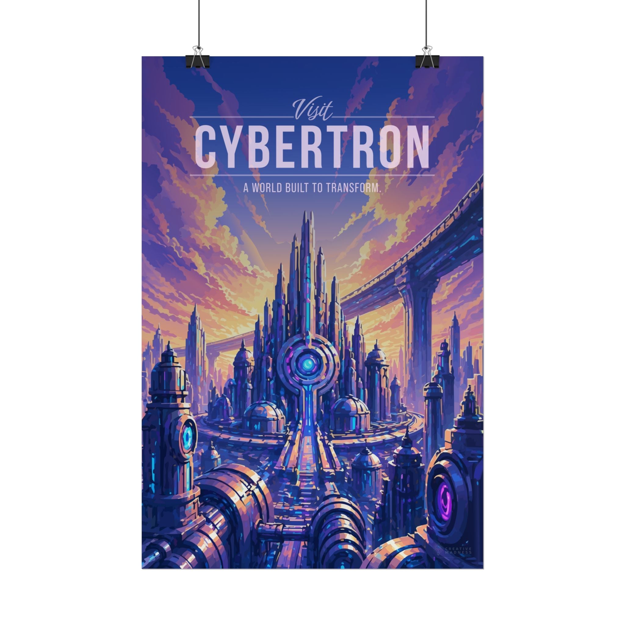 Cybertron Travel Poster