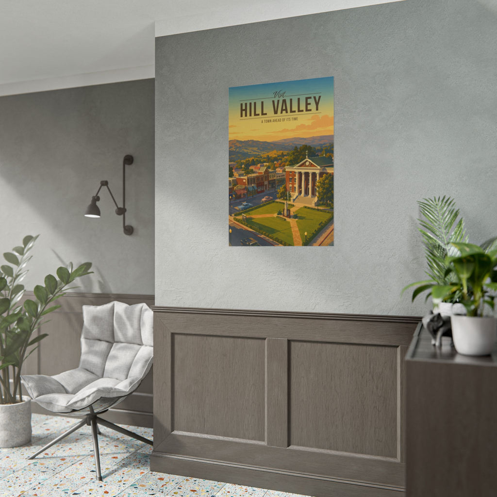 Hill Valley Travel Poster
