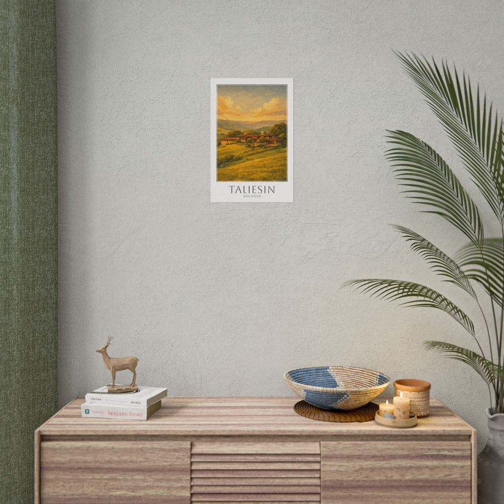 Taliesin Travel Poster