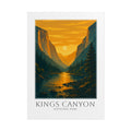 KINGS CANYON * Travel Poster * National Park Wall Art