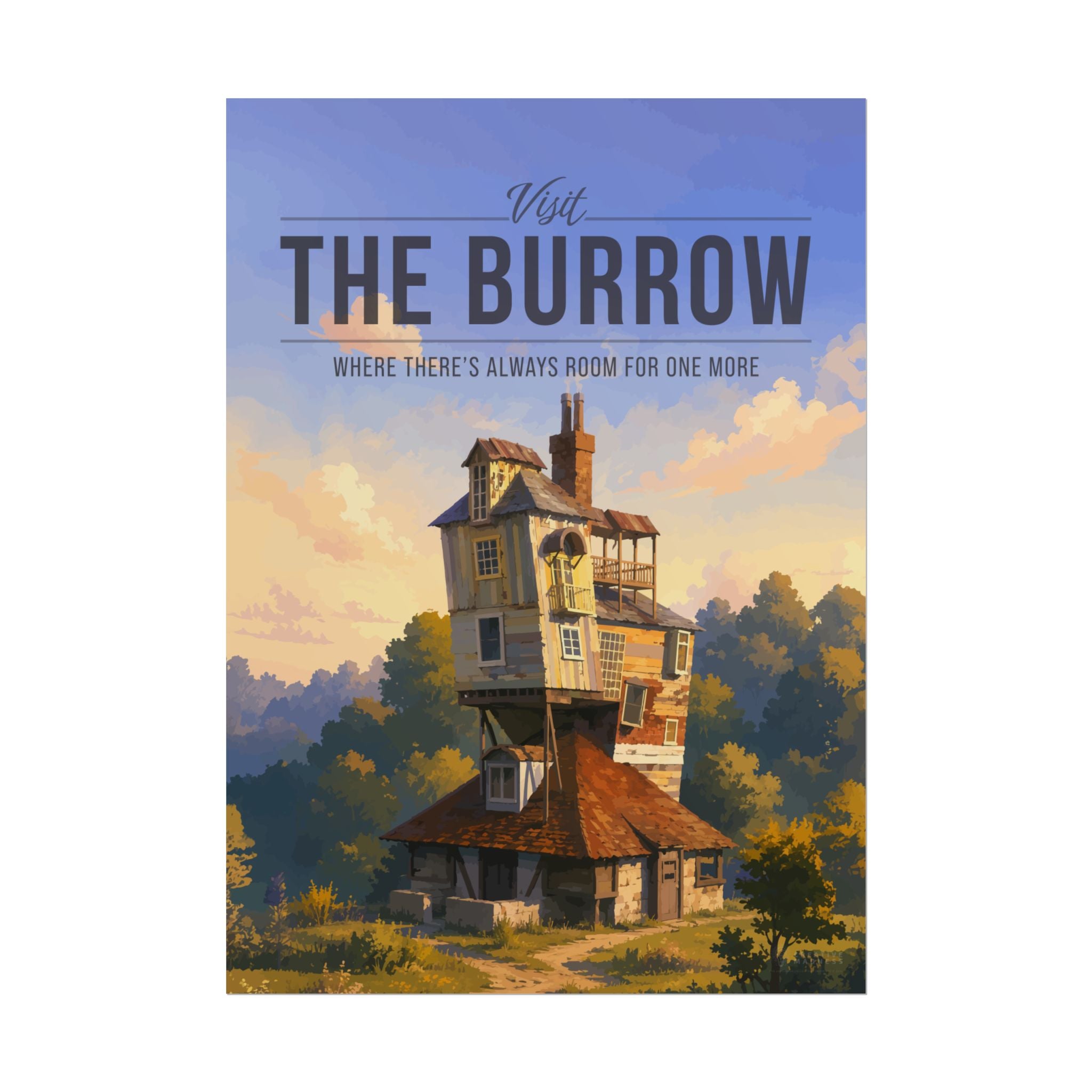 The Burrow Travel Poster