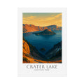 CRATER LAKE * Travel Poster * National Park Wall Art