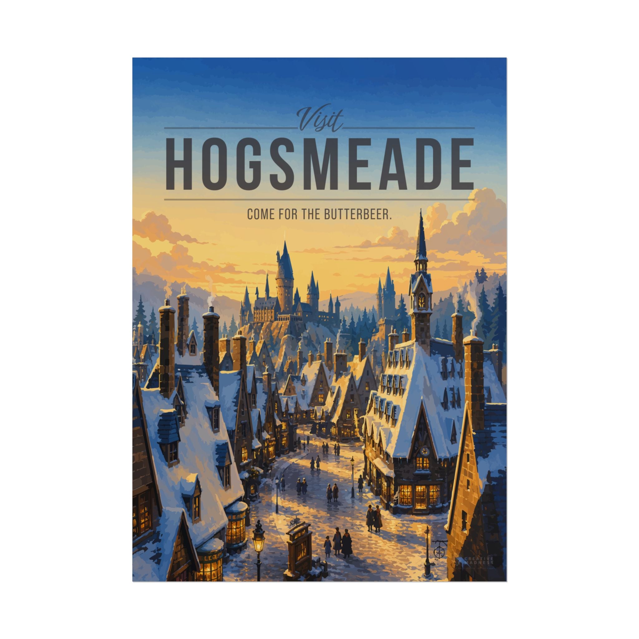 Hogsmeade Travel Poster