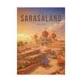 Sarasaland Travel Poster
